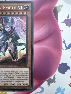 YuGiOh Centur-Ion Emeth VI VASM-EN018 Ultra Rare 1st Edition NM Valiant Smashers - Image 2