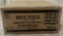 One Piece Emperors In The New World OP-09 TCG Factory Sealed 12 Booster Box Case - Image 1