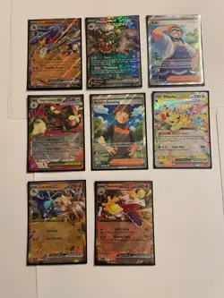 Pokemon Cards 35 EX, MEGA EX, V, VMAX, VSTAR, TERA, FULL ART AND ACE SPEC - Image 4