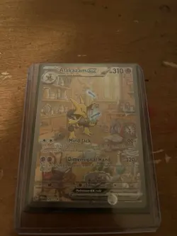Pokemon TCG Scarlet and Violet Alakazam EX Secret Illustration Rare Card 201/165 - Image 1