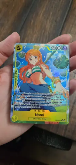 Bandai One Piece Card Game EB03-053 Nami Special Holo Character Card - Image 2
