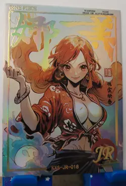 NAMI One Piece JR Card CCG Anime Manga KXS-JR-018 Eternal Journey - Image 1