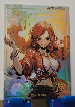 NAMI One Piece JR Card CCG Anime Manga KXS-JR-018 Eternal Journey - Image 2