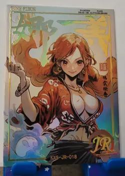 NAMI One Piece JR Card CCG Anime Manga KXS-JR-018 Eternal Journey - Image 3
