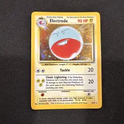 *No Symbol Error* Pokemon TGC English LP Electrode 2/64 Jungle Holo Rare Card - Image 1