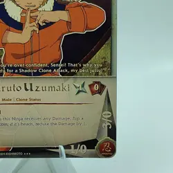 2002 Naruto CCG Very Rare S1 N019 Naruto Uzumaki 1st Edition **Gold Foil** Card - Image 3