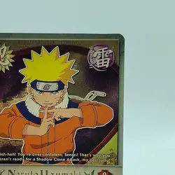 2002 Naruto CCG Very Rare S1 N019 Naruto Uzumaki 1st Edition **Gold Foil** Card - Image 4