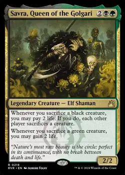 MTG Savra, Queen of the Golgari ** Ravnica Remastered ** English - Image 1