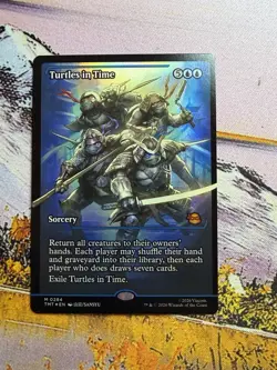 Turtles in Time - Foil Showcase TMT NM MTG - Image 5