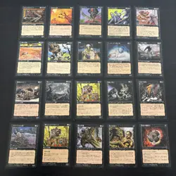 Near Complete Set Magic the Gathering MTG lot visons fym0 VIS 1 JP - Image 4