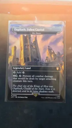 Osgiliath, Fallen Capital (Borderless) Magic the Gathering NON-Foil - Image 1