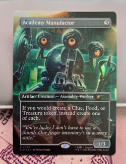 MTG Foil Academy Manufactor Borderless Fallout Secret Lair Bonus NM - Image 1