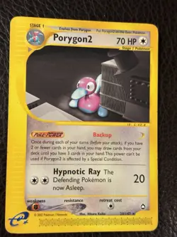 Polygon 2 28/147 Pokemon Aquapolis Non-Holo Rare Card Vintage - Image 1