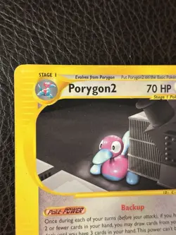 Polygon 2 28/147 Pokemon Aquapolis Non-Holo Rare Card Vintage - Image 2