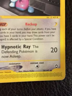 Polygon 2 28/147 Pokemon Aquapolis Non-Holo Rare Card Vintage - Image 4