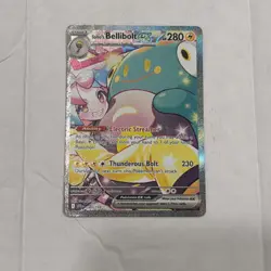 Pokemon TCG Iono's Bellibolt EX Journey Together Ultra Rare Holo Card 183/159 - Image 1