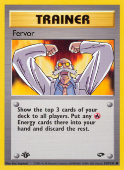Fervor (124/132) [Gym Challenge 1st Edition] - Image 1