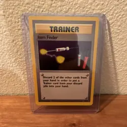 Pokemon Item Finder Base Set Trainer 74/102 1999 Wizards Card - Image 1