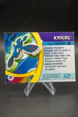 Kyogre 37 2004 Topps Pokemon Trading Cerd Advanced Challenge - Light Play LP ++ - Image 3
