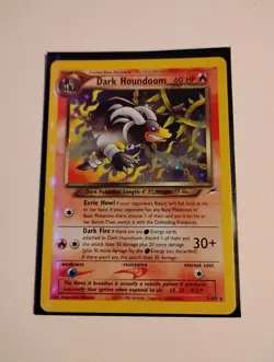 Dark Houndoom 7105 Neo Destiny Unlimited Holo Rare Edition Pokemon LP - Image 3