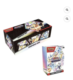 Sam’s Club Pokemon Prismatic Evolutions Surprise Box & Booster Bundle in hand - Image 1