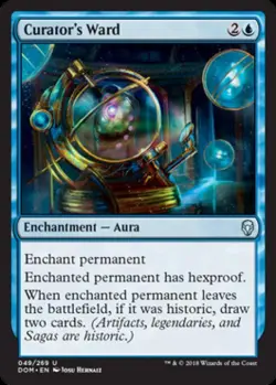 Curator's Ward -Foil Near Mint MTG Dominaria - Image 1