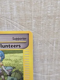 Town Volunteers 136/147 Aquapolis Non-Holo Vintage Pokemon Card TCG - Image 4