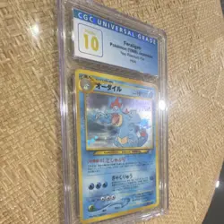 Feraligatr Neo Premium File 1 Holo Japanese #160 CGC 10 Pristine Pokemon Card 99 - Image 3