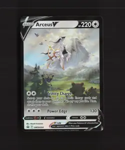 Arceus V SWSH204 Sword & Shield Full Art Black Star Promo Holo Pokemon Card NM - Image 1