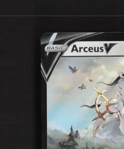 Arceus V SWSH204 Sword & Shield Full Art Black Star Promo Holo Pokemon Card NM - Image 3