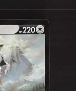 Arceus V SWSH204 Sword & Shield Full Art Black Star Promo Holo Pokemon Card NM - Image 4