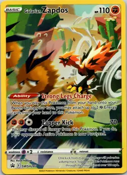Galarian Zapdos Promo SWSH: Sword & Shield Promo Cards SWSH283 NM - Image 1