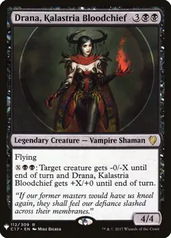 MTG Drana, Kalastria Bloodchief ** The List ** English - Image 1
