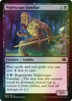 MTG Nightscape Familiar Foil ** Dominaria Remastered ** English - Image 1