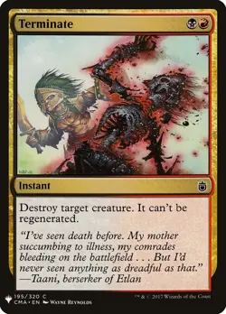 MTG Terminate ** The List ** English - Image 1