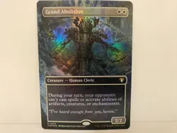 x1 NM Grand Abolisher (Borderless) Commander Masters Foil MTG - Image 1