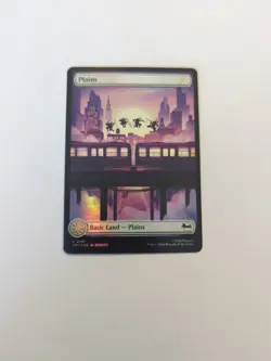 Plains (0191) *FOIL* Teenage Mutant Ninja Turtles NM MTG - Image 1