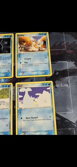 Cloyster, Seel, Krabby, Poliwag Pokemon Fire Red & Leaf Green Card Lot - Image 3