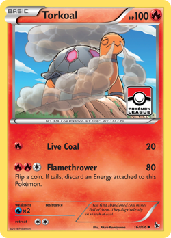Torkoal (16/106) [XY: Flashfire] - Image 1