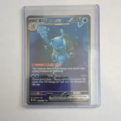 Pokemon Blastoise ex Sv: Scarlet & Violet 151 200/165 Illustration Rare Holo 33… - Image 1