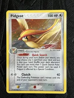 Pokemon TCG Pidgeot 10/112 FireRed & LeafGreen Holo (English) - LP - Image 4