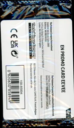 Eevee 133/165 Pokemon Together Stamped Promo NM SEALED - Image 2