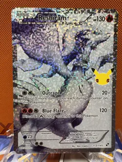 Reshiram 113/114 Celebrations Classic Collection Pokemon 2021 Full Art NM - Image 1