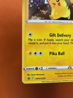 Pokemon TCG Pikachu Sword & Shield Promo SWSH234 Holo - NM 2188 - Image 4