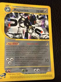 Pokemon TCG Magneton 22/147 Aquapolis 2002 Non Holo - Image 1