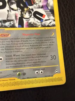 Pokemon TCG Magneton 22/147 Aquapolis 2002 Non Holo - Image 4