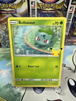 Bulbasaur 1/25 - Pokemon TCG - McDonald's 25th Anniversary Promos Non-Holo - Image 1