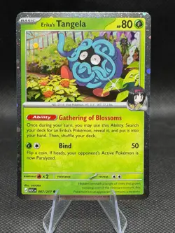 Erika's Tangela 007/217 - Pokemon TCG Me3: Ascended Heroes Cosmos Holo Promo - Image 1