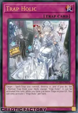 YUGIOH DUAD-EN078 Trap Holic Ultra Rare 1st Edition NM - Image 1