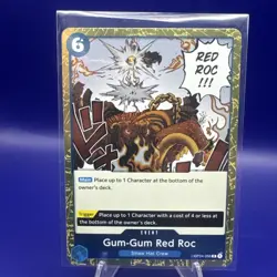 Gum-Gum Red Roc (OP04-056) - Kingdoms Of Intrigue - One Piece TCG - NM/M - Image 1